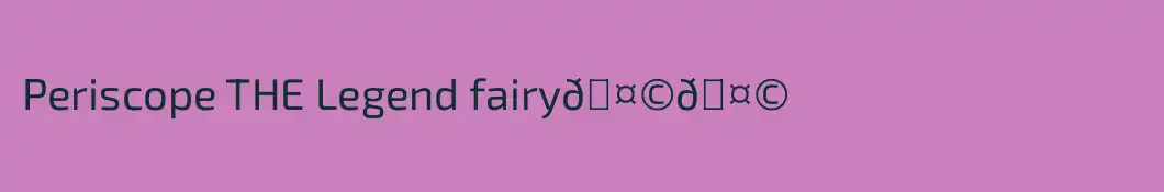 Periscope THE Legend fairy🤩🤩